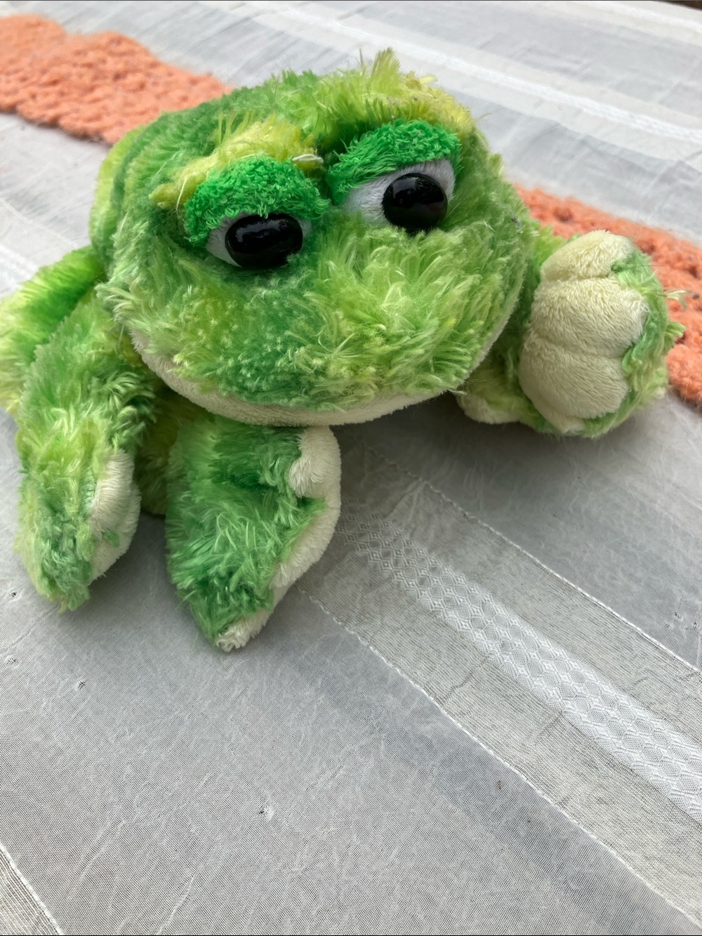 Tie dye frog 12” by GANZ stuffed toy
